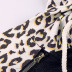 autumn new long-sleeved leopard print color matching street style hooded pullover women s sweater NSSI2404