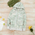 long-sleeved camouflage hooded pocket zipper cardigan women s sweater NSSI2405
