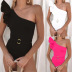  New Ruffle One-shoulder Bikini One-Piece Swimsuit NSDA2530