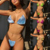 hot sale bikini sexy transparent belt simple swimsuit ladies NSDA2533
