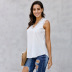 women s summer vest loose casual lace sleeveless top NSSI2542