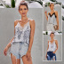 lace sling bottoming vest women s loose snake print top NSSI2554