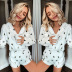 new women s printed long-sleeved casual shirt suit NSKX7779