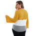 new plus size women s slim loose knit sweater  NSQH7838