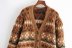  jacquard knitted cardigan jacket NSAM8079
