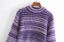 Fashion gradient color women s sweater  NSAM8091