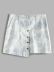 women s fashion new solid color plus size denim skirt  NSCX8093