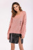 Loose hedging seahorse hair thin sweater NSCX8098