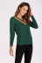 long-sleeved v-neck pullover loose sweater NSCX8099