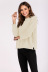 long-sleeved round neck bat-sleeved sweater NSCX8110