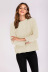 long-sleeved round neck bat-sleeved sweater NSCX8110