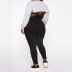  women s plus size solid color casual pants NSCX8152