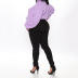 women s plus size solid color casual pants  NSCX8155