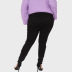 women s plus size solid color casual pants  NSCX8155