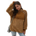 autumn/winter contrast stitching sweater NSDY8182