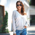 Fashion long-sleeved casual sweater  NSDY8220