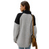 women s thick high-neck long-sleeved jacket sweater NSDY8277