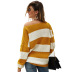 women s new sexy striped sweater  NSDY8316