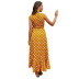 Original design wave point sleeveless dress  NSKA8511