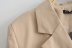solid color lapel one button double pocket mid-length suit NSAM8817