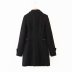 abrigo retro de lana con doble botonadura NSAM8837