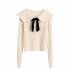 fashion women s lapel sweater  NSAM8847