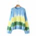fashion wave tie-dye sweater  NSAM8908