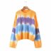 fashion wave tie-dye sweater  NSAM8908