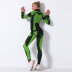 seamless knitted striped long-sleeved two-piece sports yoga suit NSLX9016