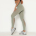 tight quick-drying nylon seamless hollow yoga pants  NSLX9026
