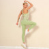 Double-sided Nylon High Waist Hips Sanding Yoga Suit NSLX9036