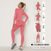 seamless fold four-piece slim yoga suit  NSLX9037