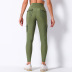 high waist hip stitching color sports yoga pants NSLX9047