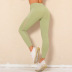 sanding high waist hip tight elastic fitness pants NSLX9051