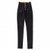 extra large size high-waisted plus velvet jeans NSDT9067