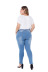 large size elastic washing slim fit jeans NSSY9130