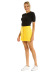 spring and summer yellow denim skirts NSSY9141