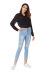 fashion women s elastic slim jeans  NSSY9144