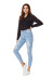 fashion women s elastic slim jeans  NSSY9144