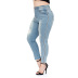 plus size women s stretch wash slim jeans NSSY9167