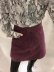 winter corduroy mini skirt  NSAM9314