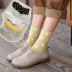 Winter polka dot cotton socks  NSFN9363