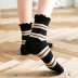 wood ear striped calf cotton socks NSFN9366