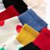 autumn and winter ladies polka dot cotton socks NSFN9378