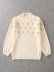 Simple Temperament Embroidered Flower Pullover Sweater NSAM9392
