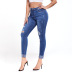 jeans ajustados elásticos con pies NSSY9458