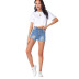 women plus size denim shorts  NSSY9462