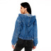 loose denim jacket with hat NSSY9493