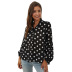 autumn and winter polka dot long-sleeved shirts NSKA9632