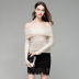 Women s Off-the-shoulder Sexy Sweater  NSYH9731